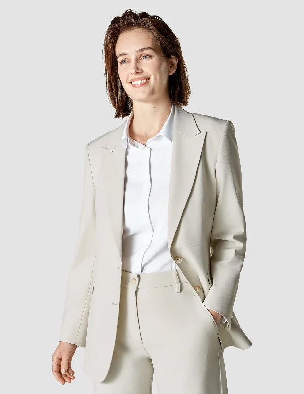 Independent design Structured waist blazer Essential Blazer Off White