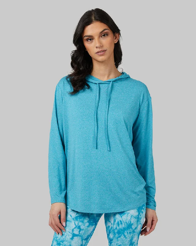 Sports Fitness Style Lightweight sports jacket WOMEN'S COOL LONG SLEEVE HOODED T-SHIRT
