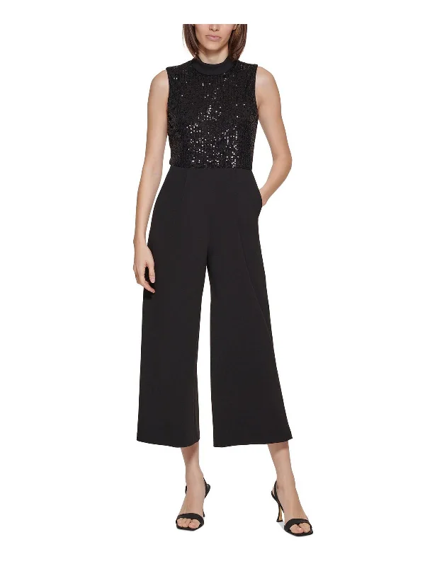 Classic Series Back hook bodysuit Womens Sequined Sleeveless Jumpsuit