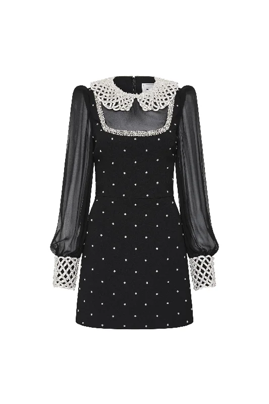 Sports litigation style Sequin sheath dress Alivia Long Sleeve Mini Dress