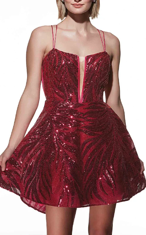 Retro Style Sequin pleated gown Alyce 3783 Dress