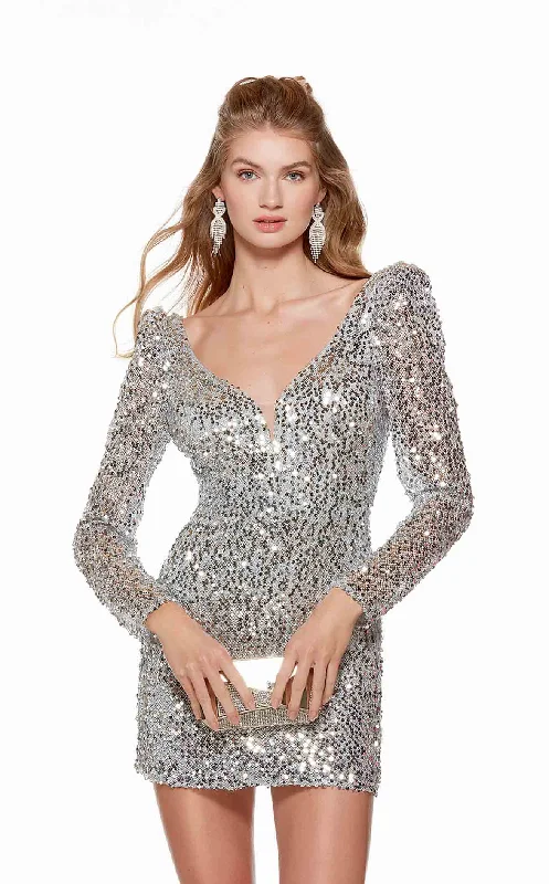 Sports suit style Sequin tank dress Alyce 4789 Dress