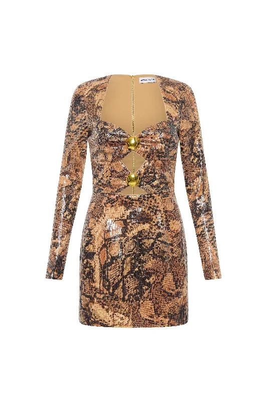 Elegant And Elegant Sequin jumpsuit dress Bellis Mini Dress