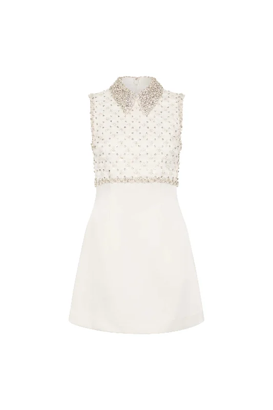 Sweet Girl Sequin geometric dress Delaney Embellished Mini Dress