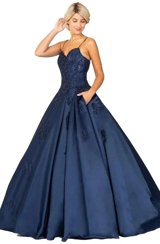 Sports Yoga Style Elegant cocktail gown Eureka Fashion - Embroidered Sweetheart Satin Ballgown