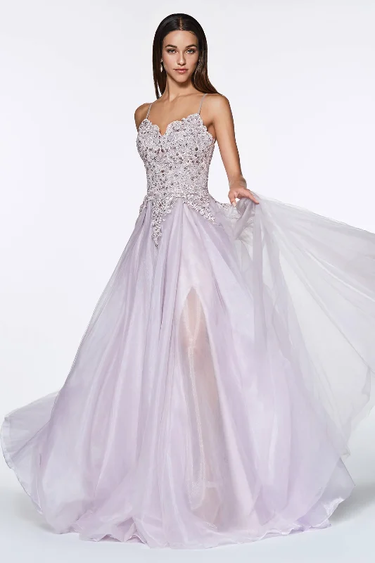 Sports Jumpsuit High-neck sequin dress Cinderella Divine KV1037 Long Prom Dress Formal Ball Gown