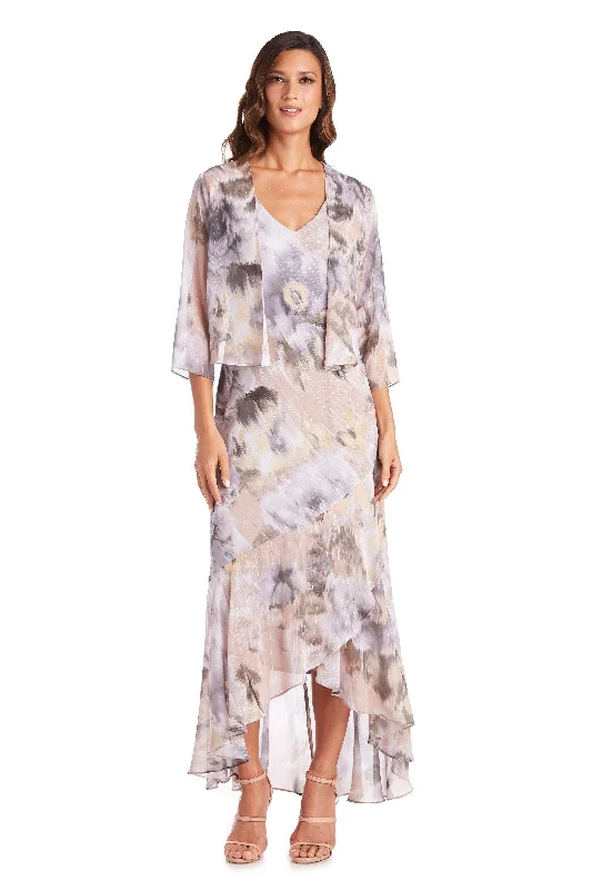Wandering freely Sheer lace evening dress R&M Richards 7736P High Low Petite Jacket Dress Wandering freely Sheer lace evening dress R&M Richards 7736P High Low Petite Jacket Dress