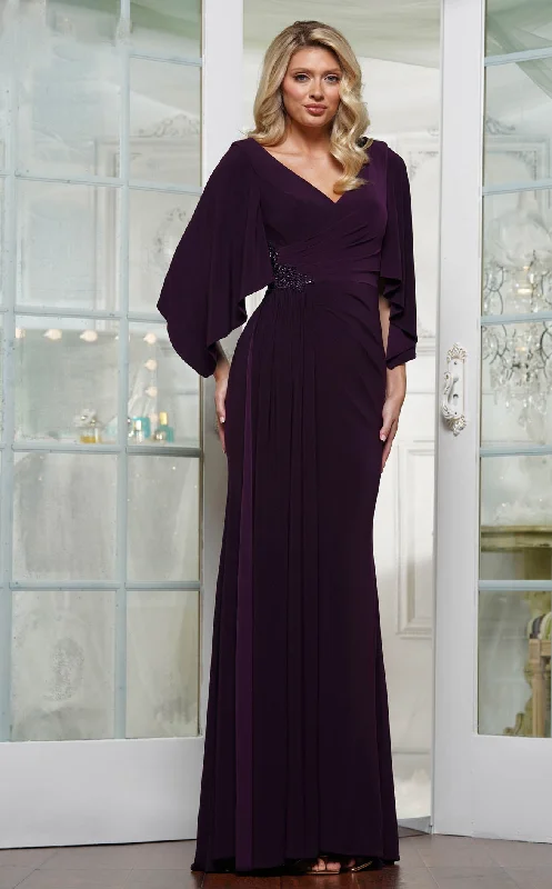 Extra long version Embroidered bodice gown Rina Di Montella RD3238 Dress