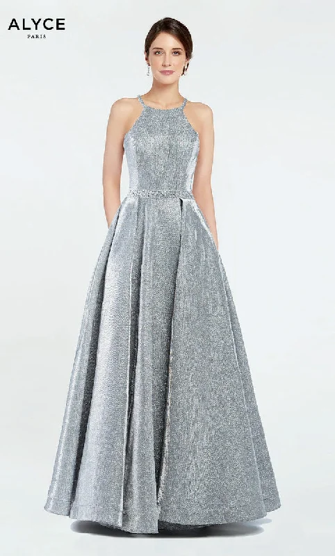 Cool Breeze At Night Full skirt ball gown Alyce Prom Dress 60569