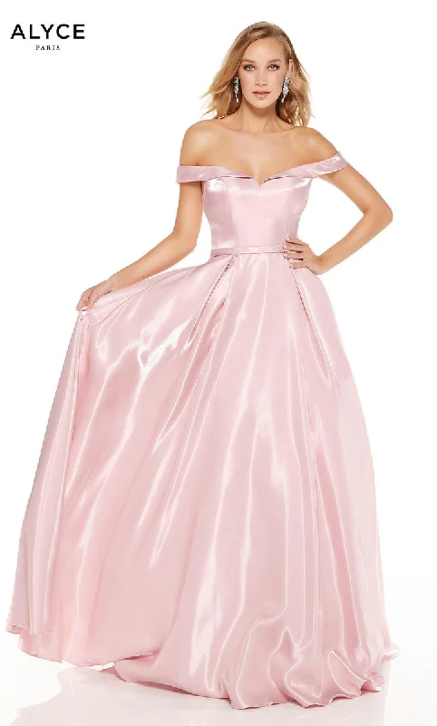 Street Fashion Style Classic ball gown Alyce Prom Dress 60627