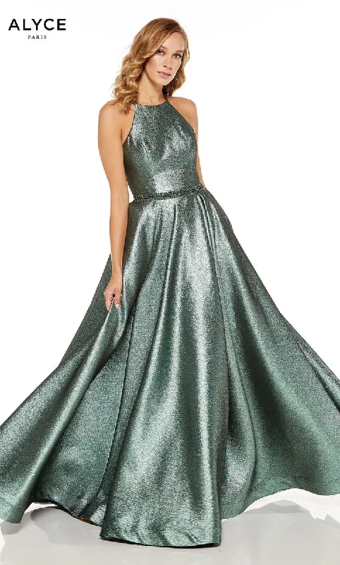 Sports litigation style Layered chiffon ball gown Alyce Prom Dress 60717