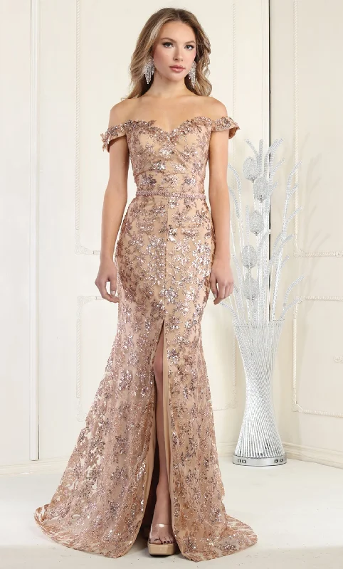 Energetic Lace cap sleeve ball gown May Queen RQ7995