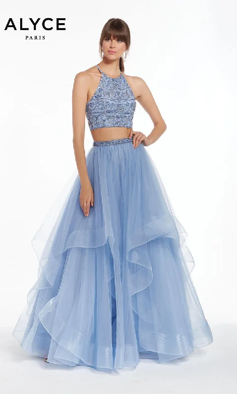 Beautiful Romance Chiffon A-line ball gown The Secret Dress by Alyce Dress 1416