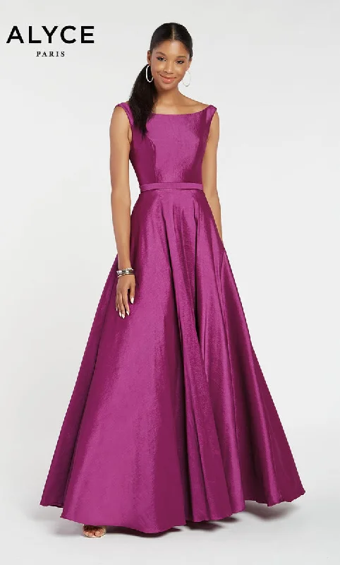 Elegant Style Satin fitted ball gown The Secret Dress by Alyce Dress 1428
